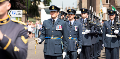RAF Lossiemouth marching