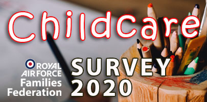 RAF FF branded childcare survey image 2020