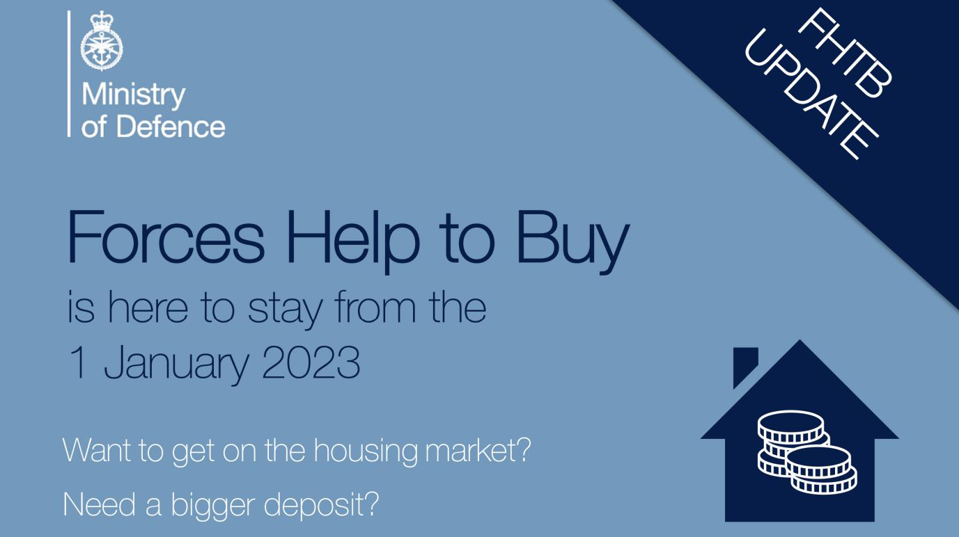 FHTB Fbook Branded image of Forces Help to Buy Scheme extension.
